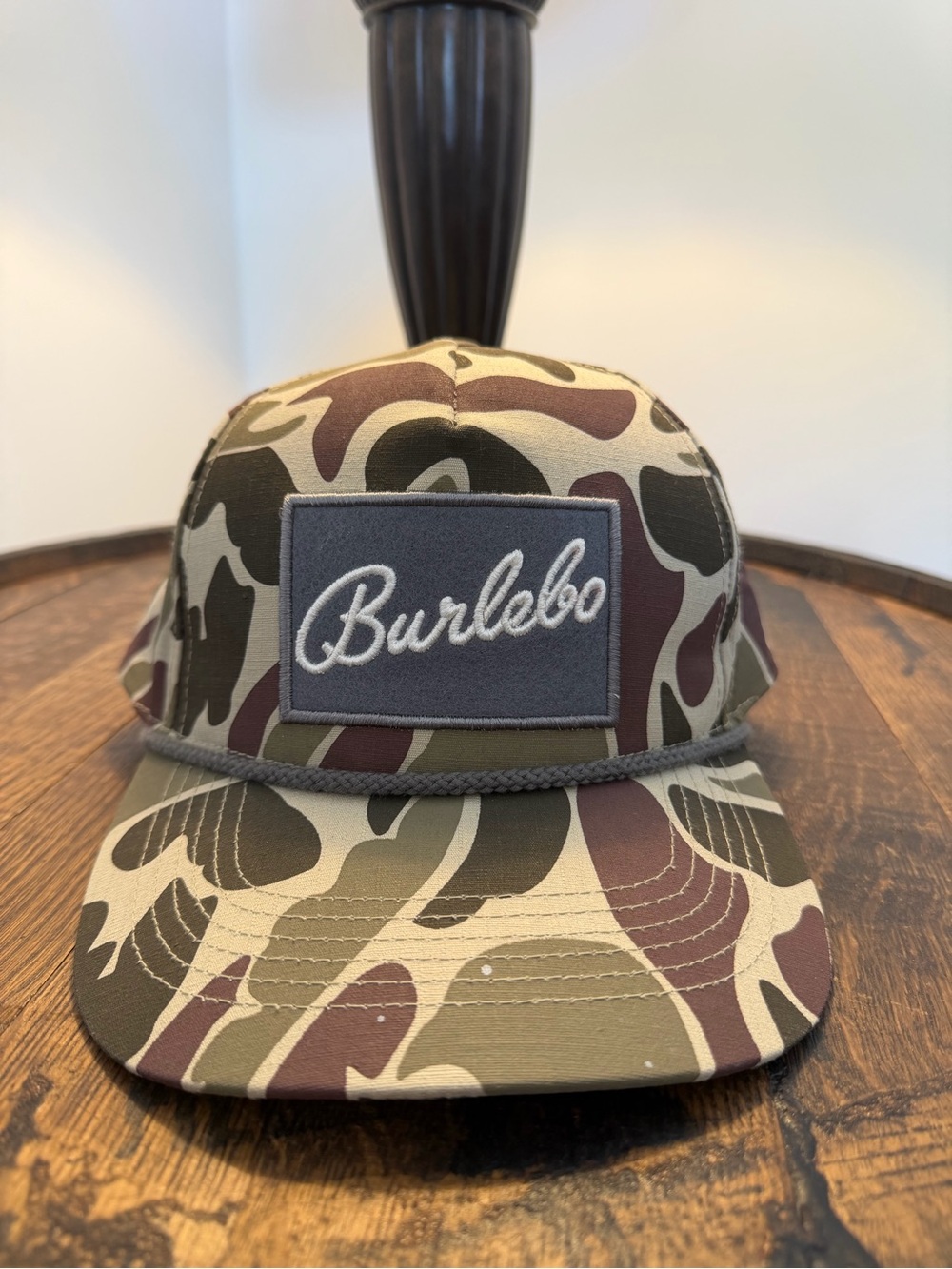 Burlebo Men's Duck Camo Snapback Rope Hat